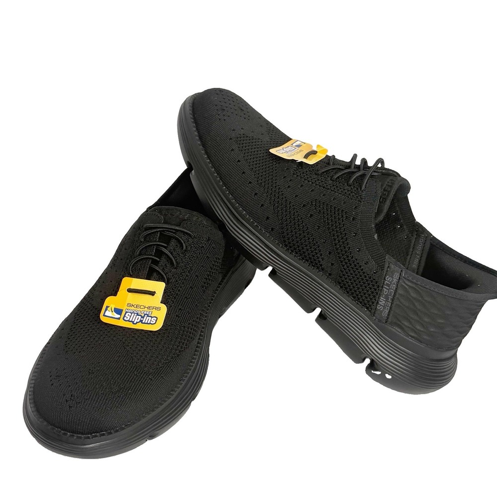 Skechers Hands Free Slip-Ins Garza Palma Black Men's Shoes Sneakers Size 8